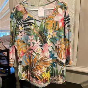 Floral Multicolor Women's Top